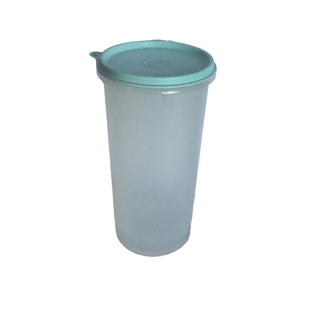 Vintage Tupperware 36-oz Handolier® container #261-10 with Mint Lid #215-49